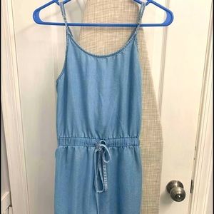 Chambray Romper